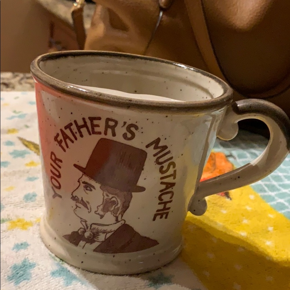 Mustache Coffee mug 1950’s Japan.